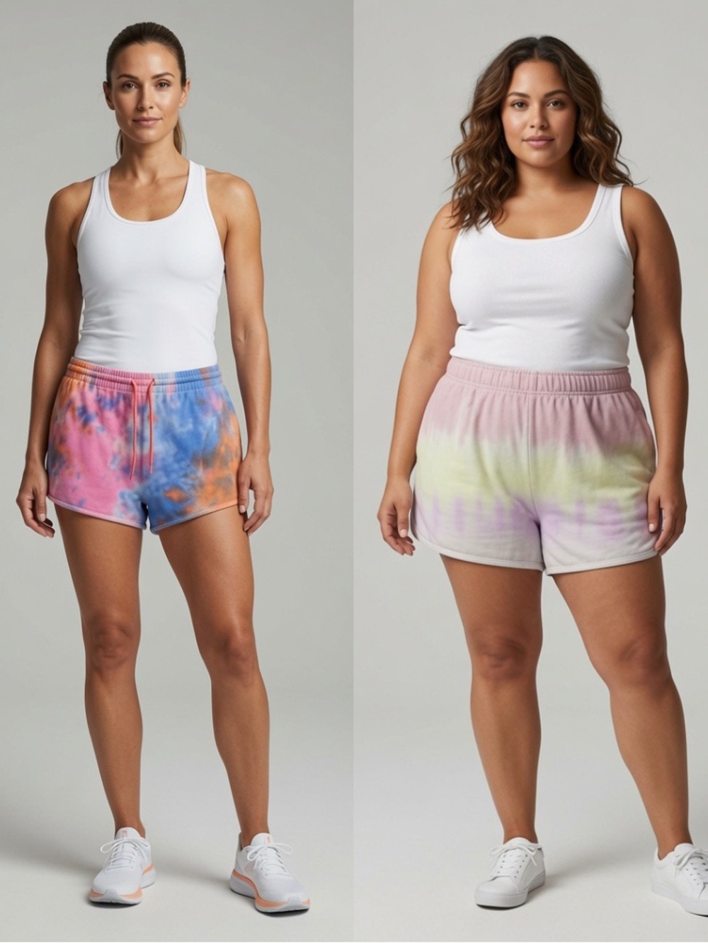 Wild Fable Women’s Tie Dye Sweat Shorts Pink, Blue, Size XL Lounge 2 Pairs
